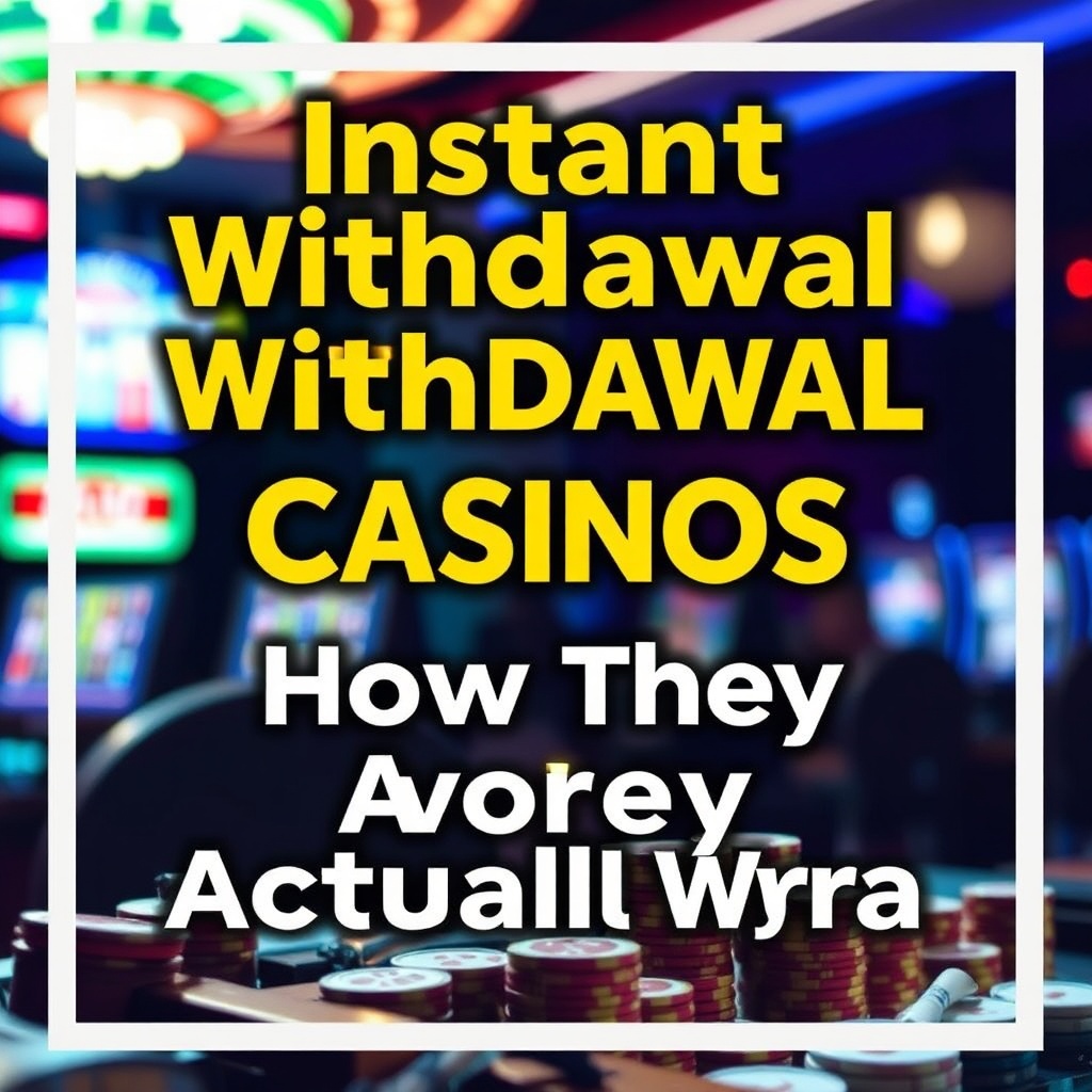 Instant Withdrawal Casinos