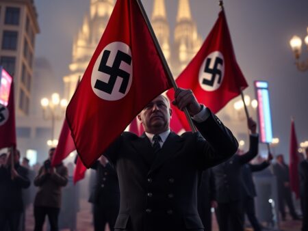 Crypto casino used Nazi imagery before Orlando fight with swastika flags and Hitler salutes – The Times of Israel